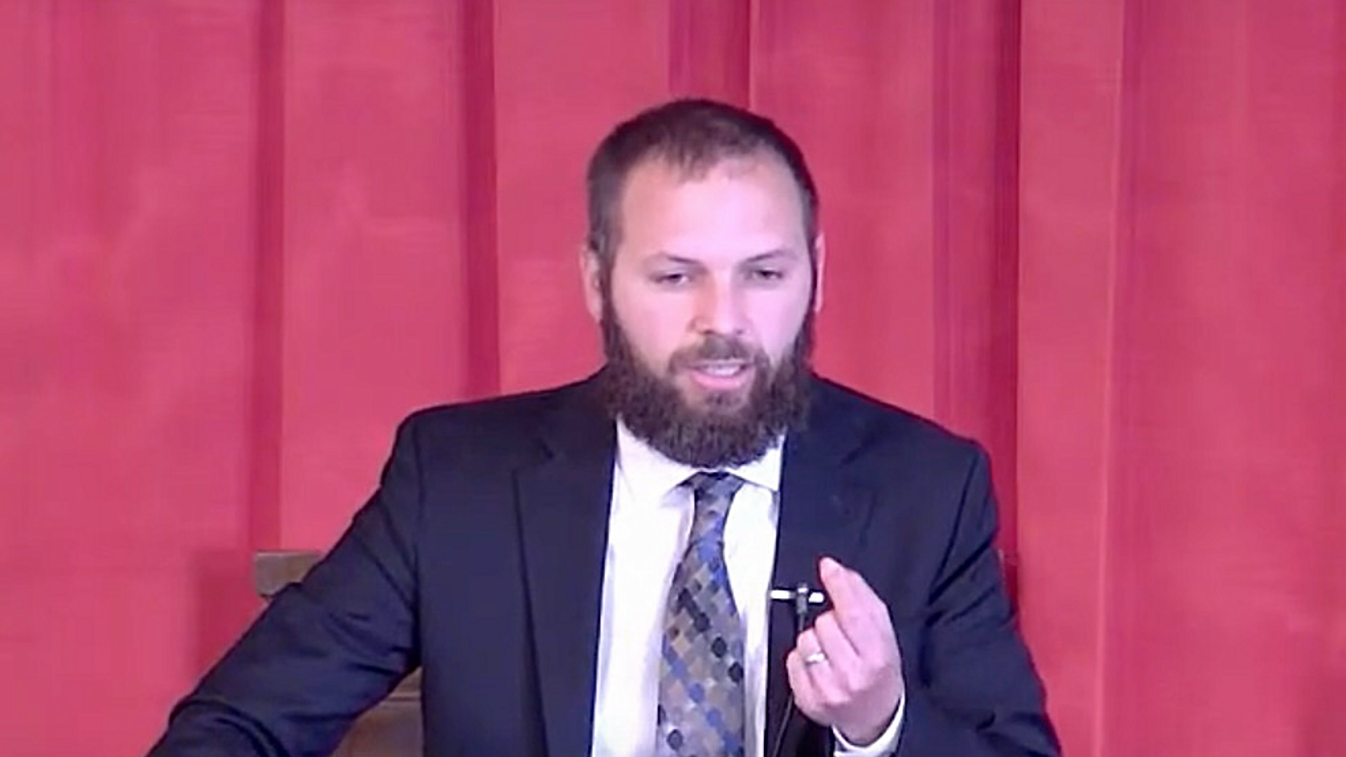 Michael F. Grasso preaching